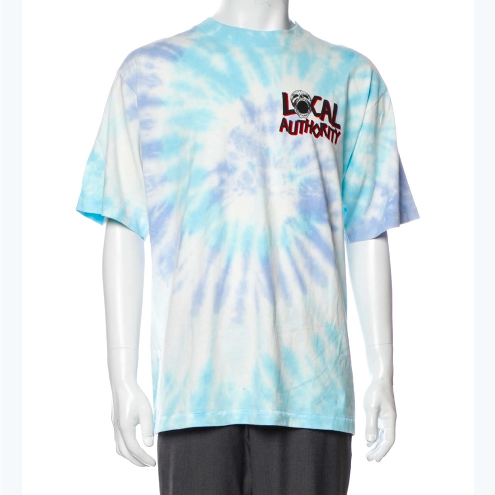 Local Authority Tie Dye Tee Sz M #0469